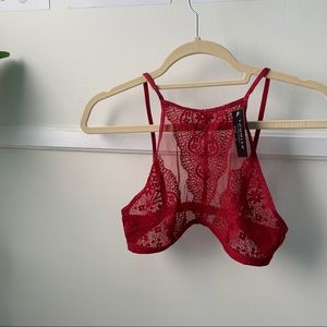 Red Lace Bralette